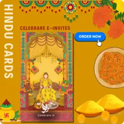 Hindu wedding card